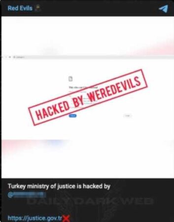 Adalet Bakanlığının internet sitesine siber saldırı iddiası

